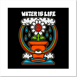 Water Is Life Posters and Art